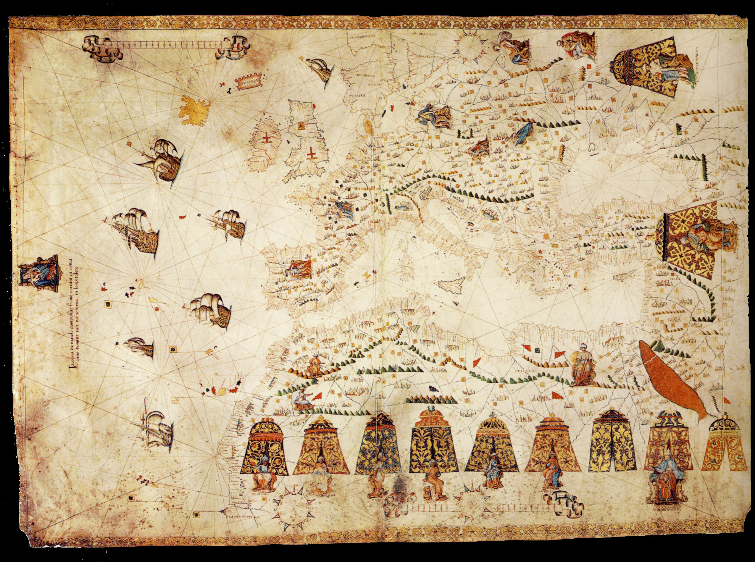 Древняя карта. Карты древних морских королей. Карты древности.