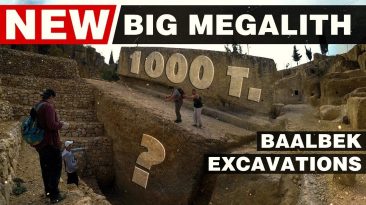 Раскопки нового мегалита в Баальбеке