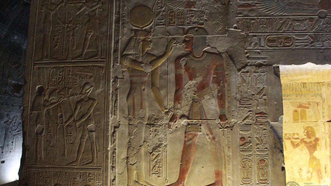 Храм Abydos Египет