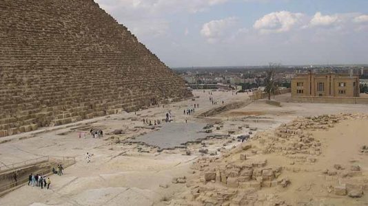 Гиза. Верхний "храм" Великой пирамиды