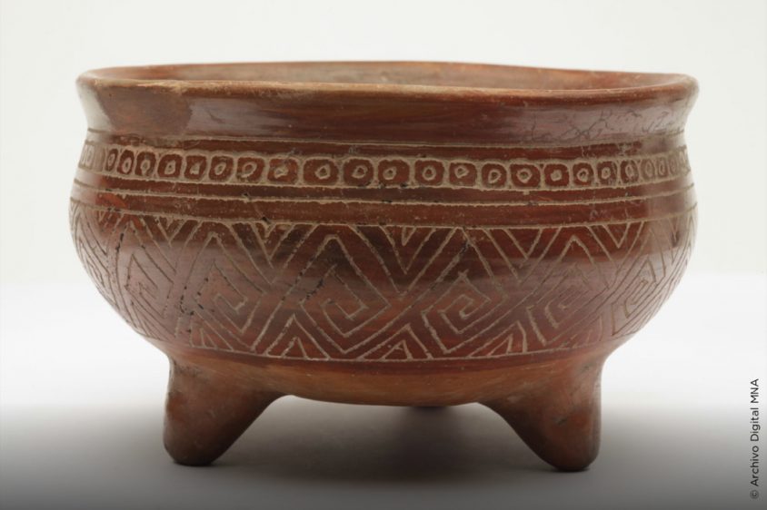 Рис. 32 Чаша, западная Мексика  © Национальный музей антропологии, Мехико, номер в каталоге:  02.2-00474 https://mna.inah.gob.mx